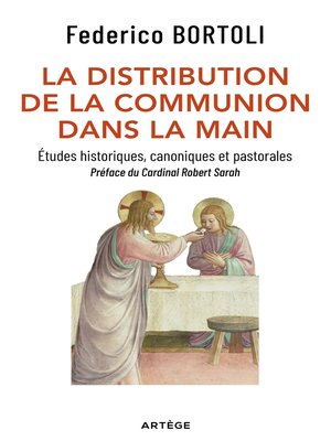 cover image of La distribution de la communion dans la main